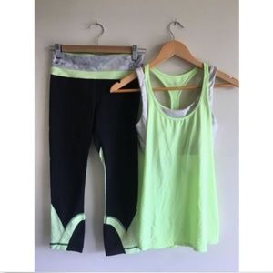 Lululemon All Sport Support Tank Top & Tights